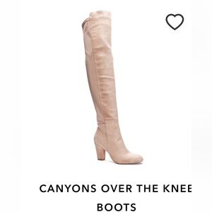 Chinese Laundry over the knee suede boots